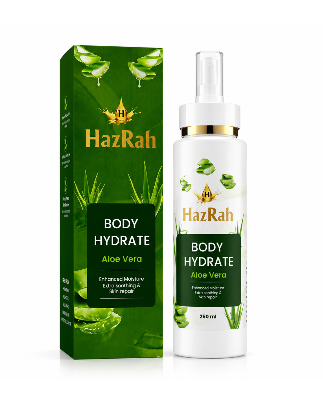 HazRah Intensive Body Hydrating Aloe Vera Lotion