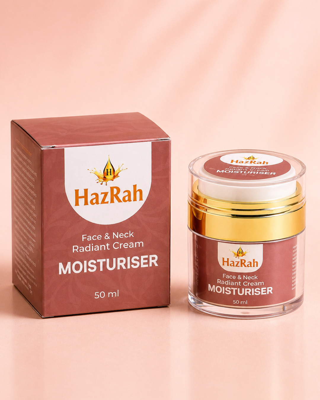 HazRah Face & Neck Radiant Moisturizing Cream